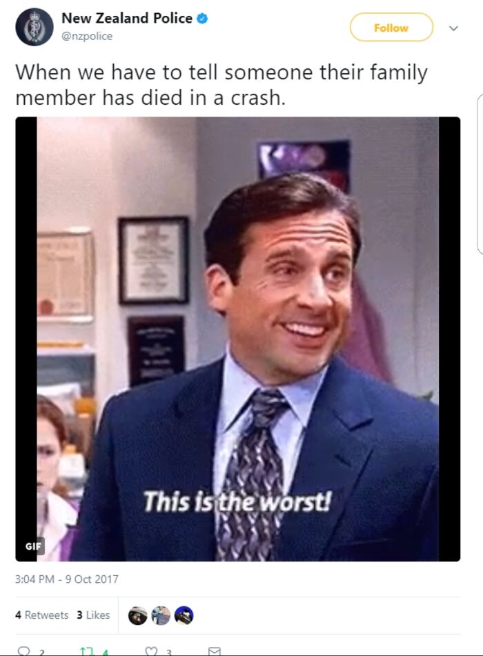 When The New Zealand Police Tries To Meme