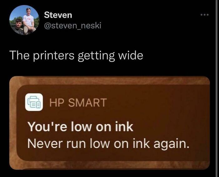 Personally I Wouldn’t Have That