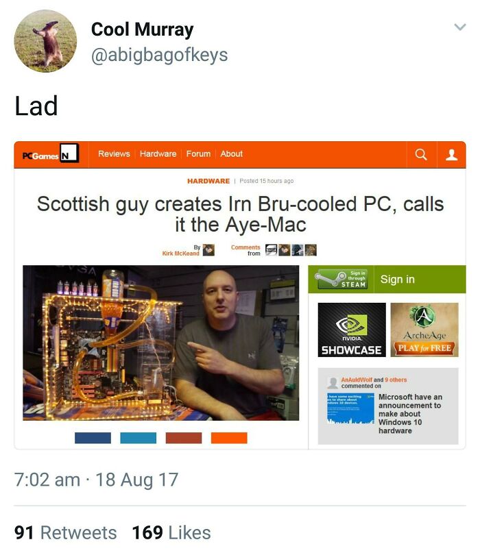 Never Let Anyone Tell Ye It Cannae Be Done