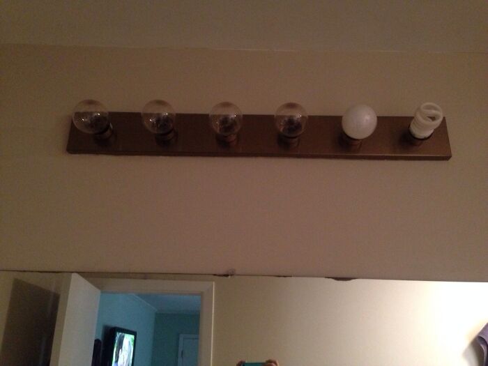 The Lights In My Boyfriend's Bathroom