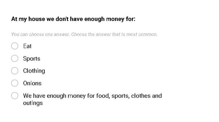 This Questionnaire I Had To Fill In For My School