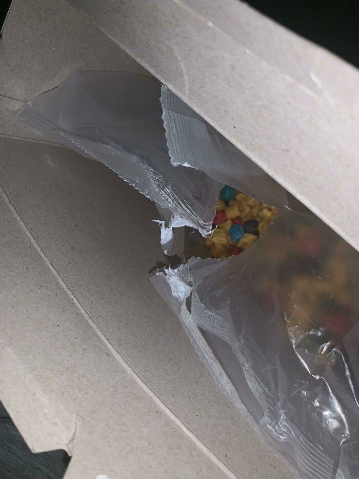 The Way My Husband Opens Cereal. He’s A Monster