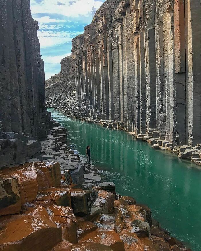 Basalt Canyon, Iceland