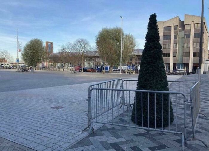 Christmas In Grimsby City Centre, UK