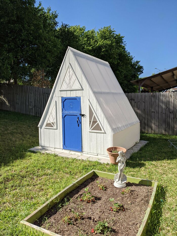 An 8x8 Witch Cottage I Designed/Built For My Backyard! First Major Construction Project