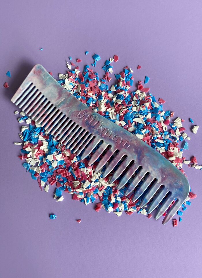 Recycled Combs Made From Discarded Bottle Caps! Took Many, Many Months To Nail This On My Injection Machine