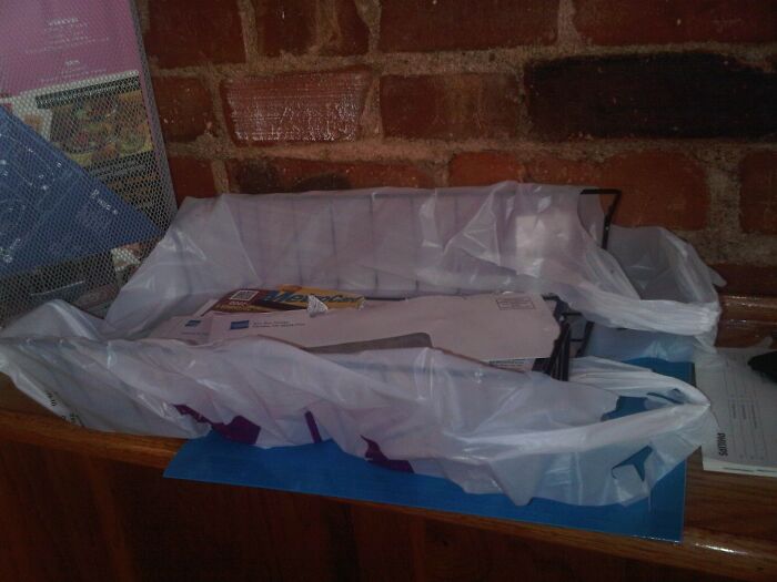 Last Week My Boyfriend Purchased This To Sort His Mail