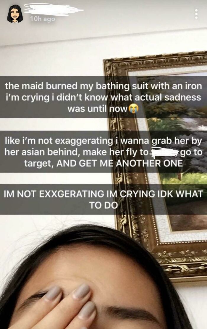 Entitled Teen On Snapchat