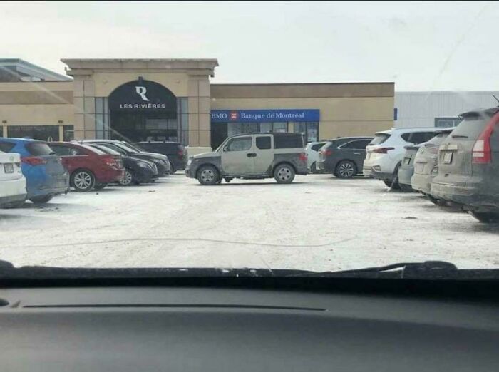 I Know That With The Snow You Can't See The Lines But Damn