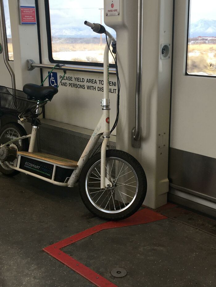 What Bugs Me Most About This Is That There’s Usually A Super Nice Guy In A Wheelchair Who Stays There And I Bet He Had To Move Because Of This Lovely Person