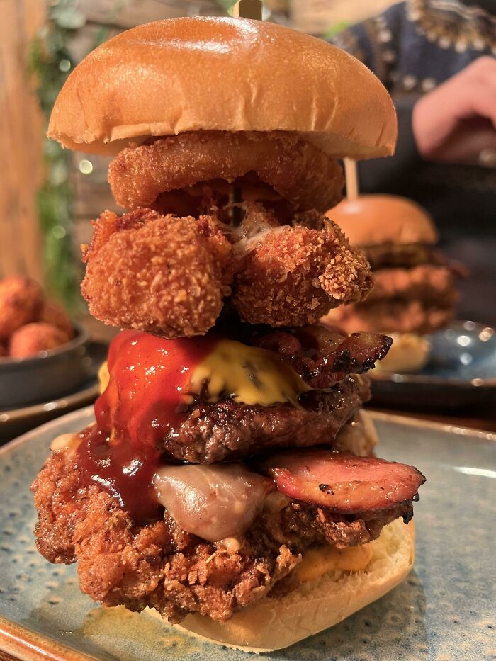 Someone From Foodporn Said I Should Post The Burger I Ate Here, So Here It Is