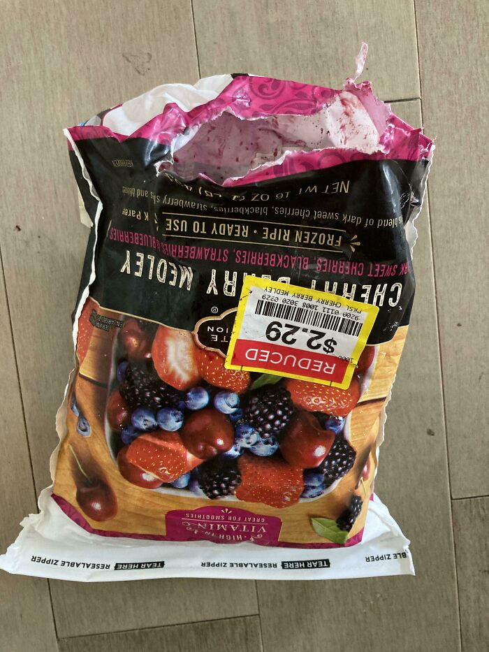 My Husband Always Opens Resealable Bags From The Wrong End