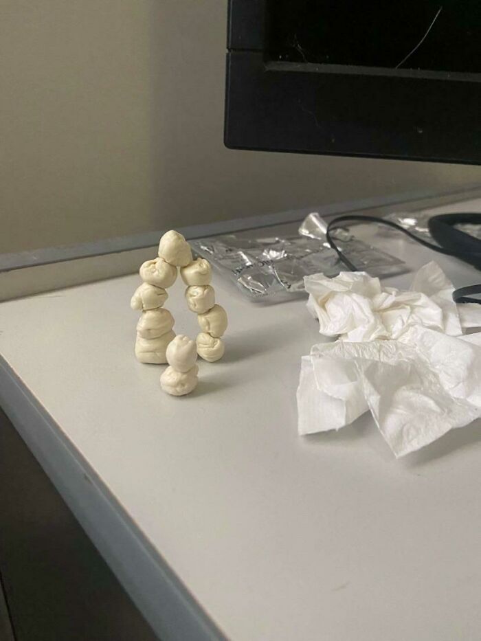 These Gum Piles My Husband Keeps Leaving Around The House