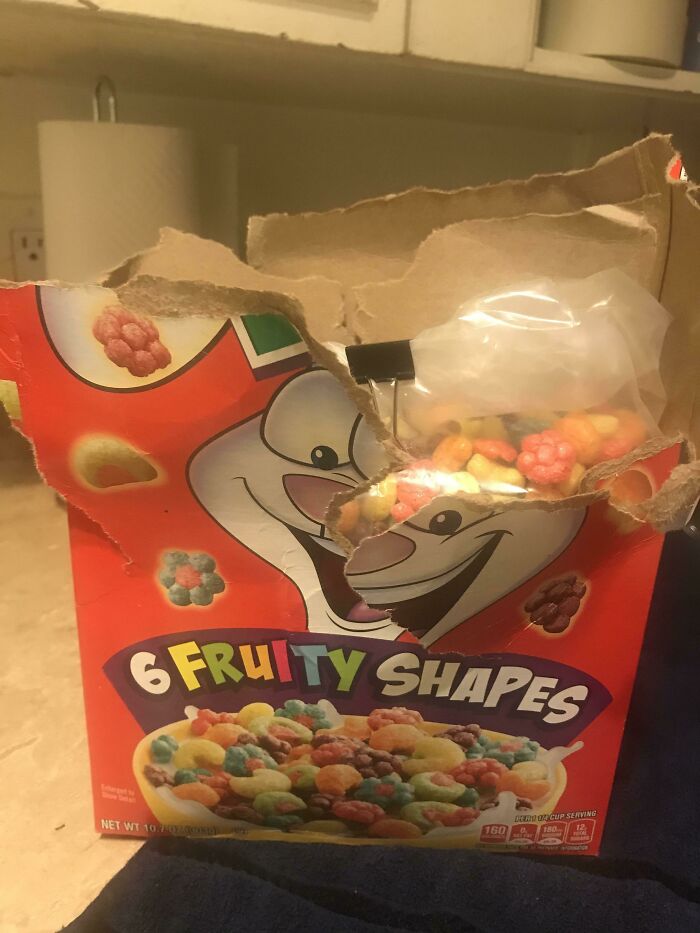 How My BF Opens Cereal