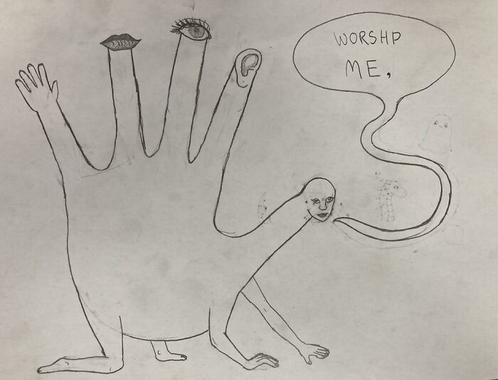 Worshp Me: Creepy Hand Turkey