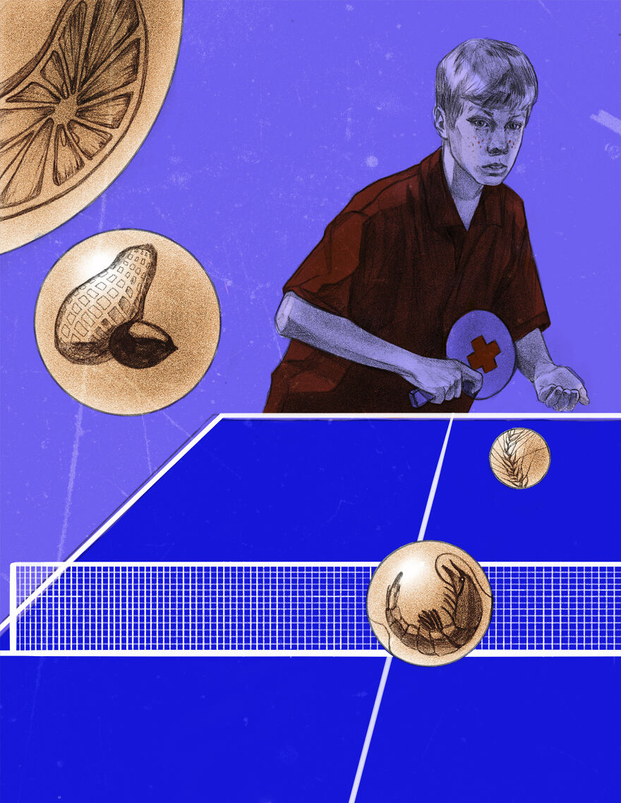 “Scientists Predict That In The Future Almost Everyone Will Be Allergic,” The Illustration For Vu “Spectrum”