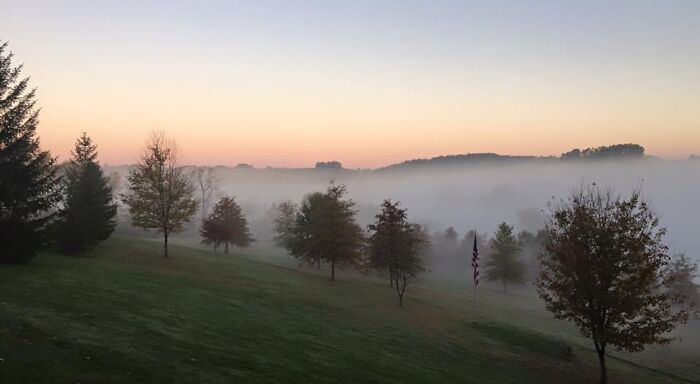 2014. First Fall At Our New Home. This Is Our Front Yard