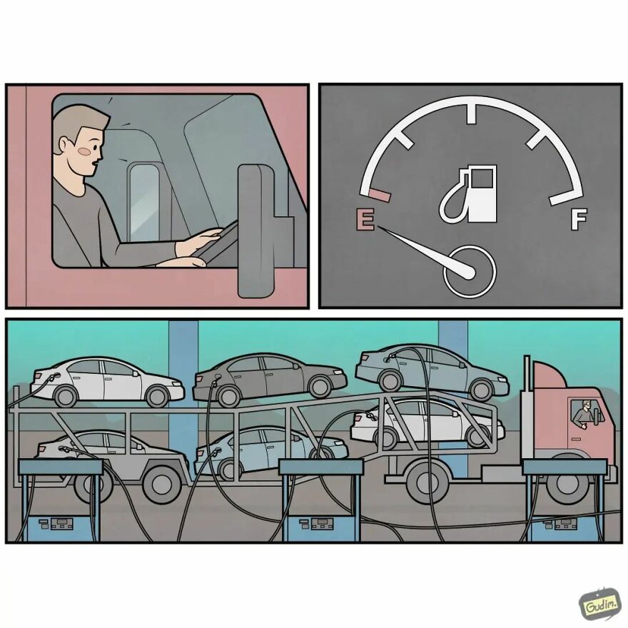 78 New Illustrations By An Artist From Moscow That Cast An Ironic Look At Our Everyday Life