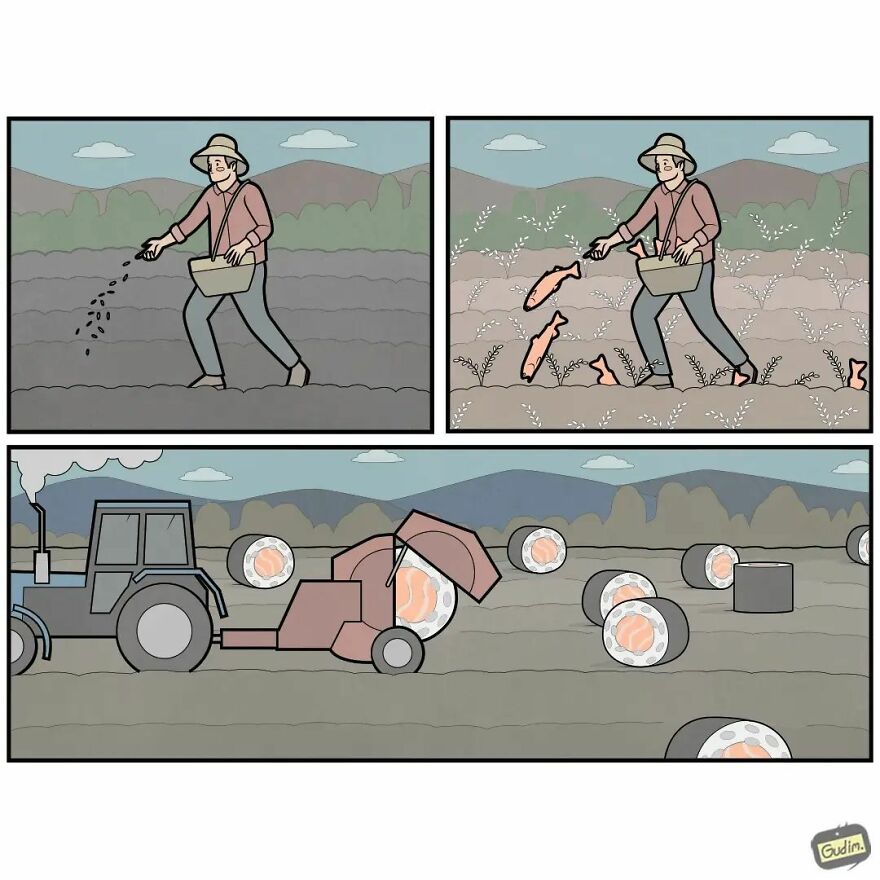 78 New Illustrations By An Artist From Moscow That Cast An Ironic Look At Our Everyday Life