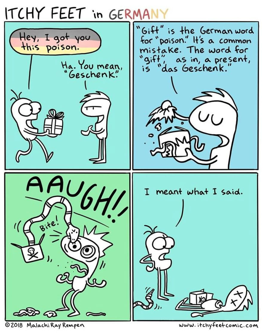 Artist Hilariously Illustrates The Differences Between Different Countries And Languages (New Pics)