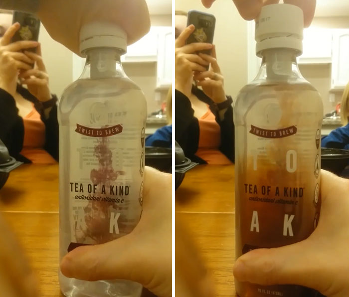 This Pressurized Cap Infuses The Water With Tea