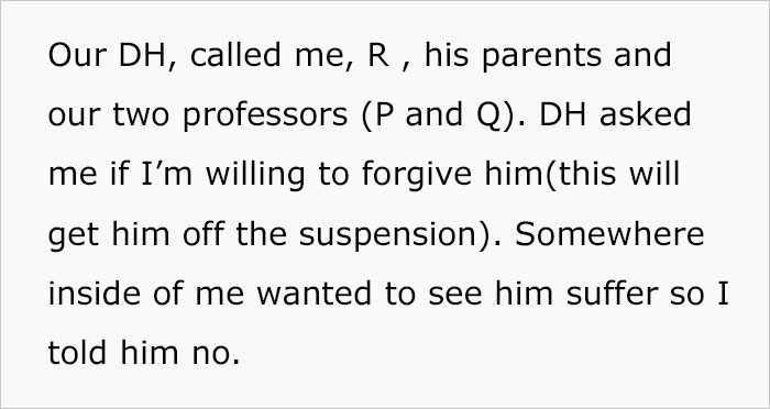 This Student Asks People Online If She Ruined Her Classmate's Career By Reporting Him For His Aggressive Behavior