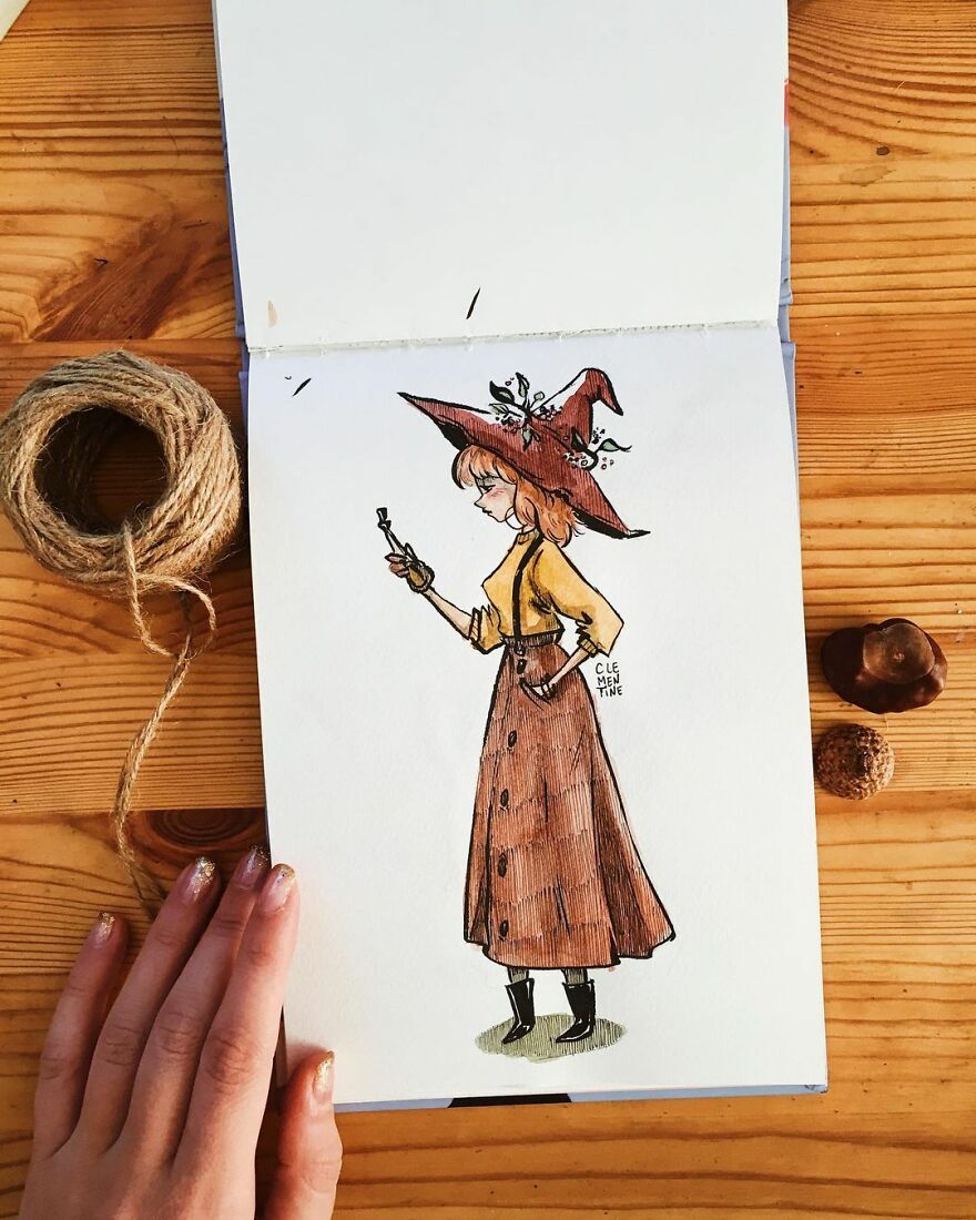 I Left My Job To Be A Full-Time Illustrator A Few Months Ago, Here Are 21 Cute Moments I Created With Watercolor And Ink