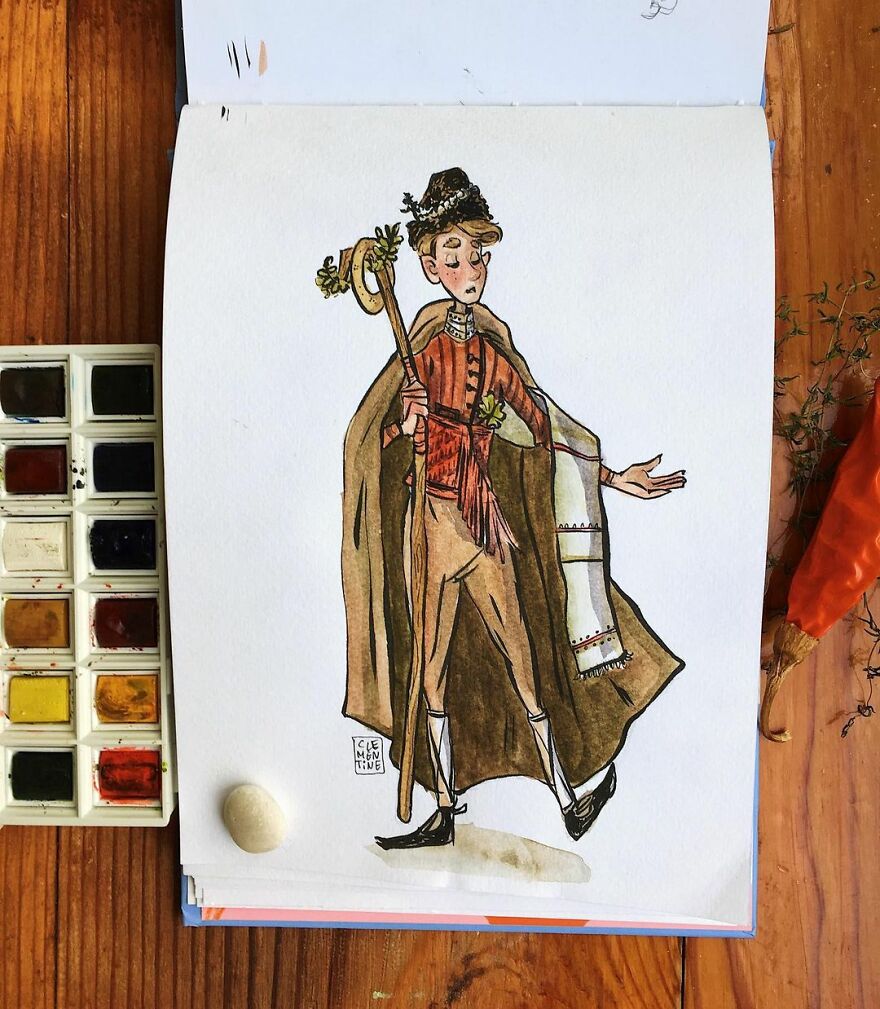 I Left My Job To Be A Full-Time Illustrator A Few Months Ago, Here Are 21 Cute Moments I Created With Watercolor And Ink