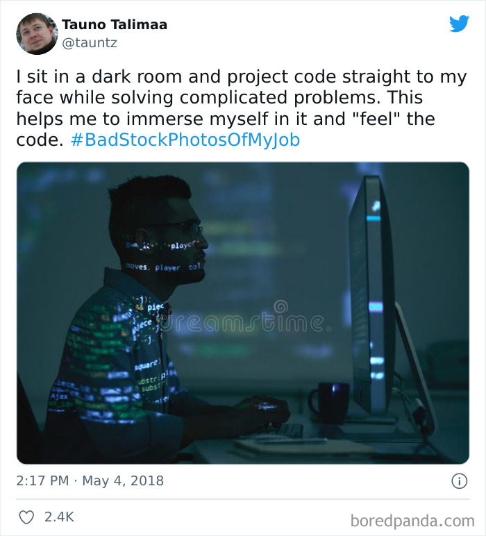 Bad Stock Photos Of My Job