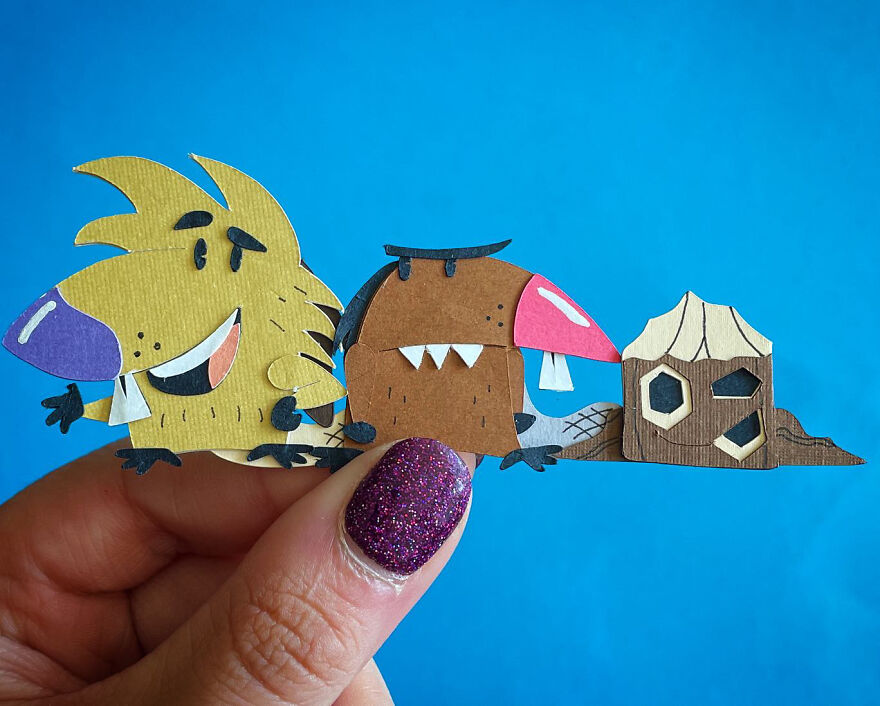 I Made Some Teeny Tiny Paper Homages To My Favorite Millennial Things