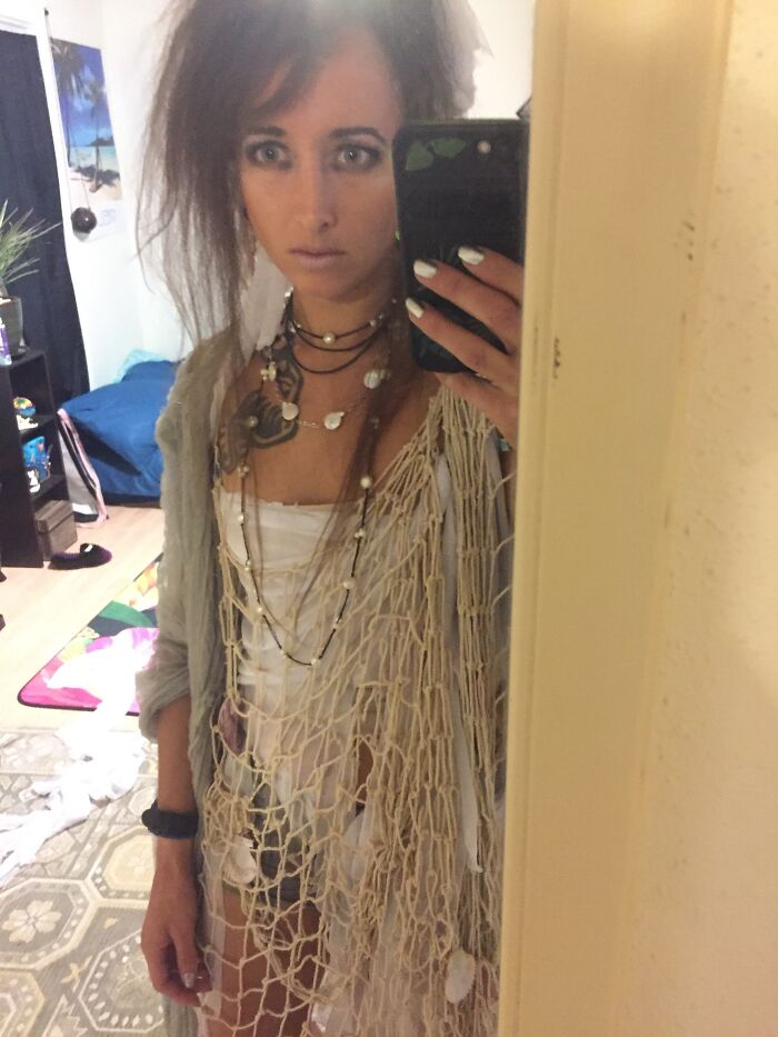 My Scariest Costume A “Ghost Net” Abandoned Nets From Fishing Industry Floating In The Ocean That Kill Sea Life