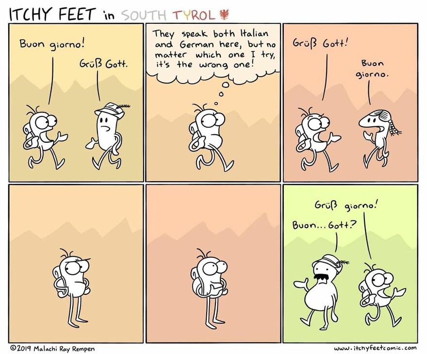 Artist Hilariously Illustrates The Differences Between Different Countries And Languages (New Pics)