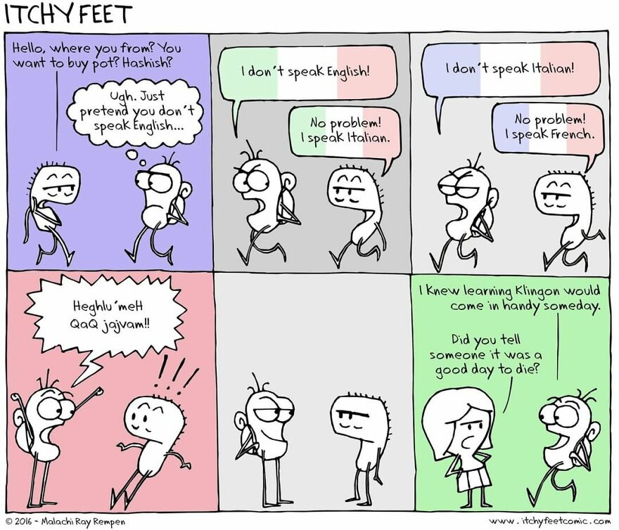 Artist Hilariously Illustrates The Differences Between Different Countries And Languages (New Pics)