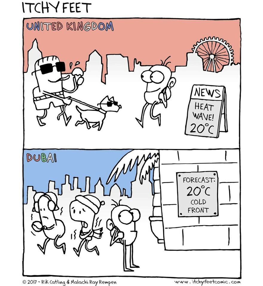 Artist Hilariously Illustrates The Differences Between Different Countries And Languages (New Pics)