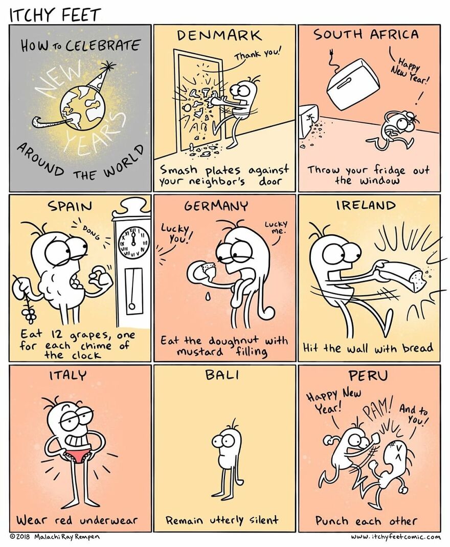 Artist Hilariously Illustrates The Differences Between Different Countries And Languages (New Pics)