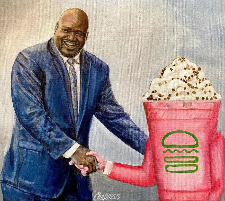 Artist Does Trolling Pop Culture Characters In His Paintings