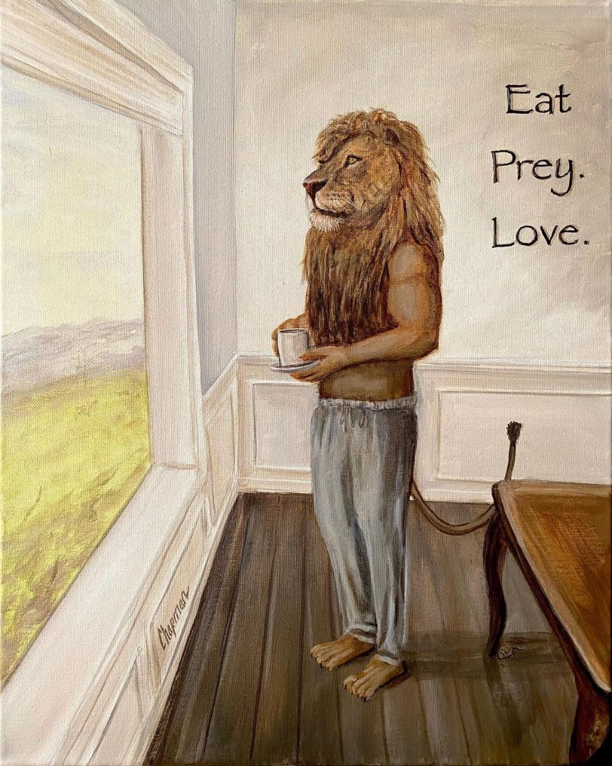 Artist Does Trolling Pop Culture Characters In His Paintings