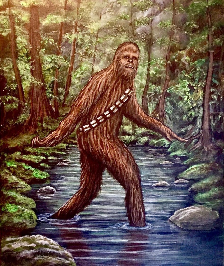 Artist Does Trolling Pop Culture Characters In His Paintings