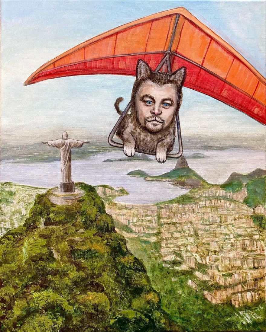 Artist Does Trolling Pop Culture Characters In His Paintings