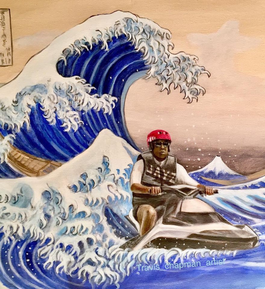 Artist Does Trolling Pop Culture Characters In His Paintings