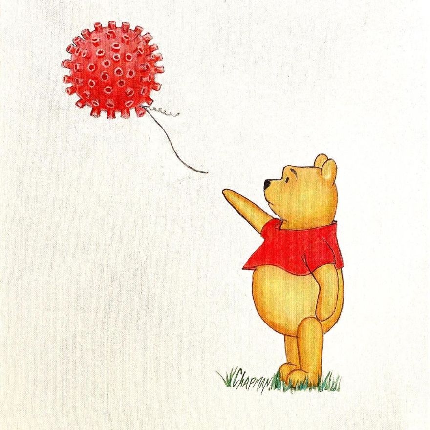 Artist Does Trolling Pop Culture Characters In His Paintings