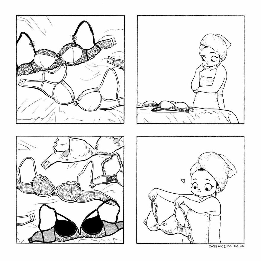 Artist Makes A Comic That Talks Humorously About The Problems Every Girl Knows (New Pics)