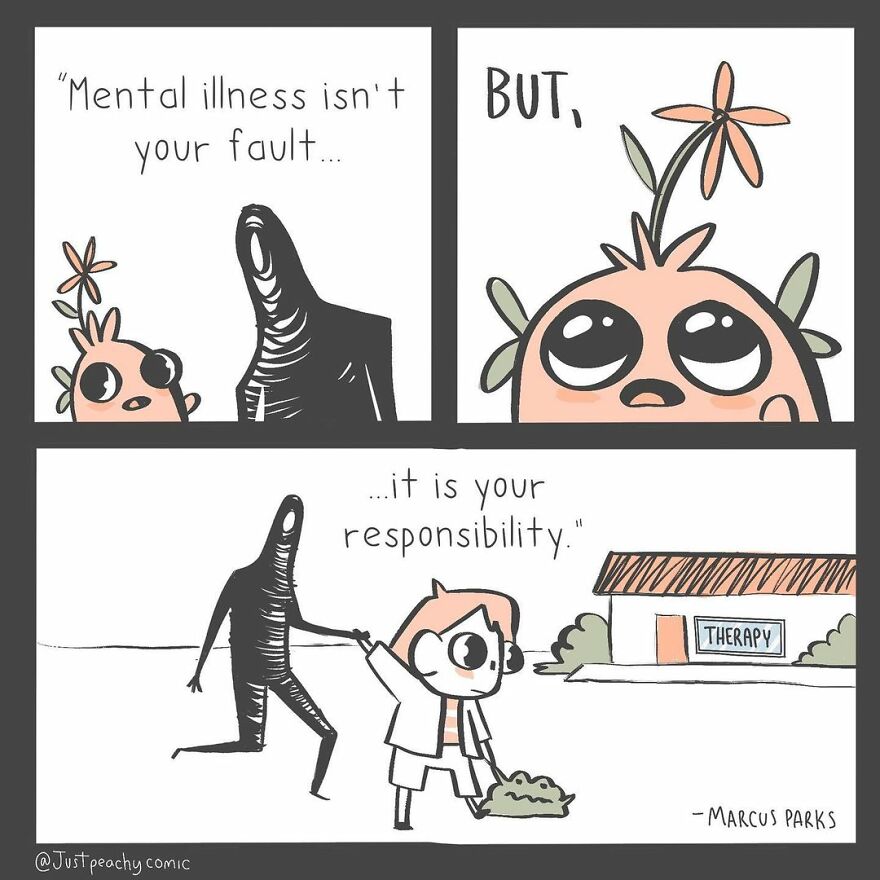 Artist Makes Comics That Perfectly Describe What It's Like To Have Depression And Anxiety (New Pics)