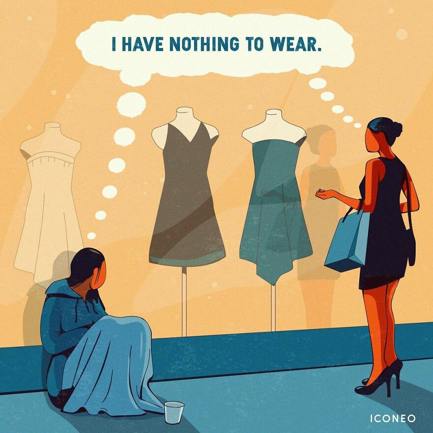 Artist Makes Realistic Illustrations That Show The Problems That Society Normally Tries To Hide (New Pics)