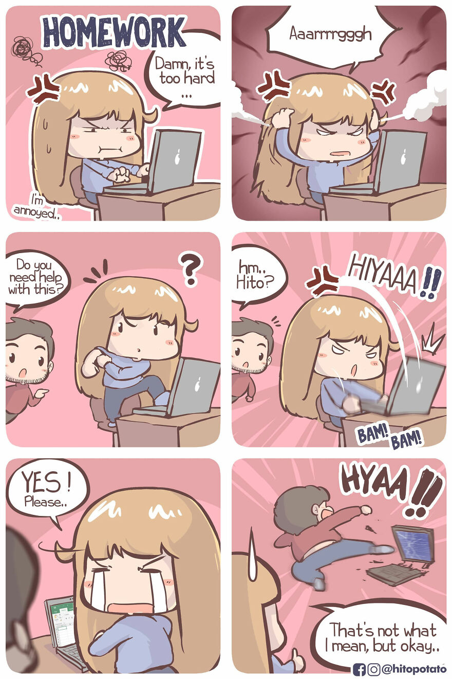 Artist Shows The Funny Side Of Everyday Life