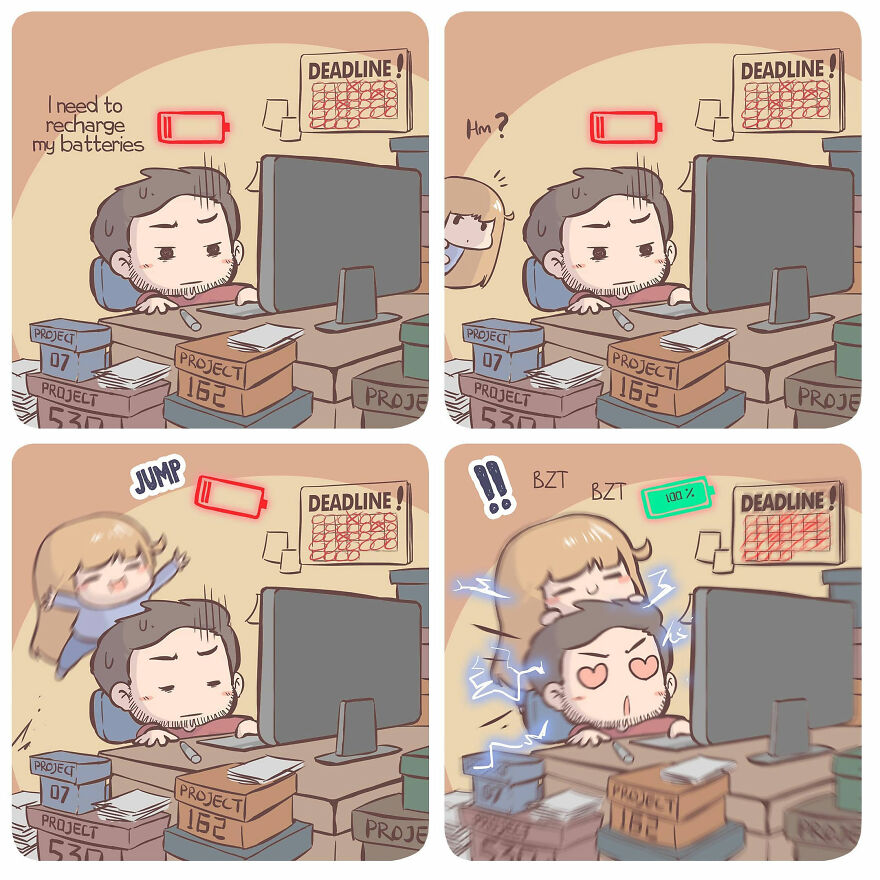 Artist Shows The Funny Side Of Everyday Life