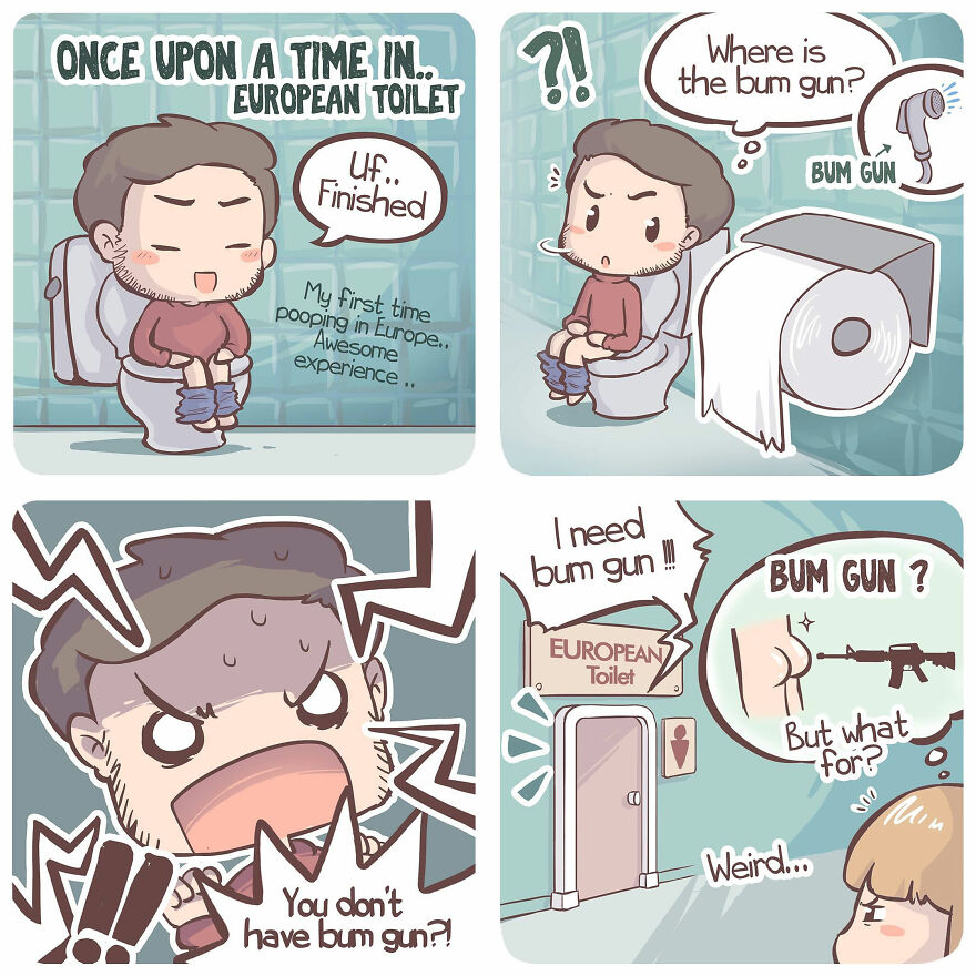 Artist Shows The Funny Side Of Everyday Life