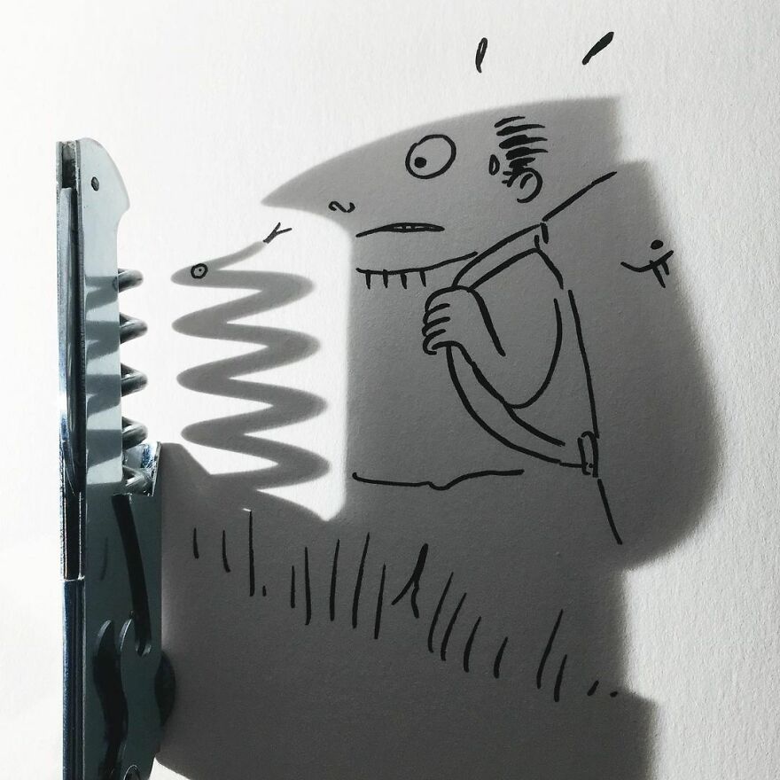 Artist Transforms Shadows Of Everyday Objects Into Incredible Images