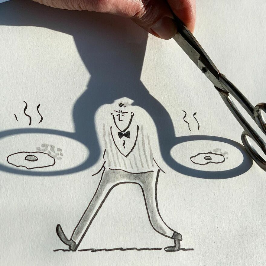 Artist Transforms Shadows Of Everyday Objects Into Incredible Images