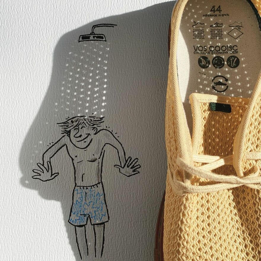 Artist Transforms Shadows Of Everyday Objects Into Incredible Images